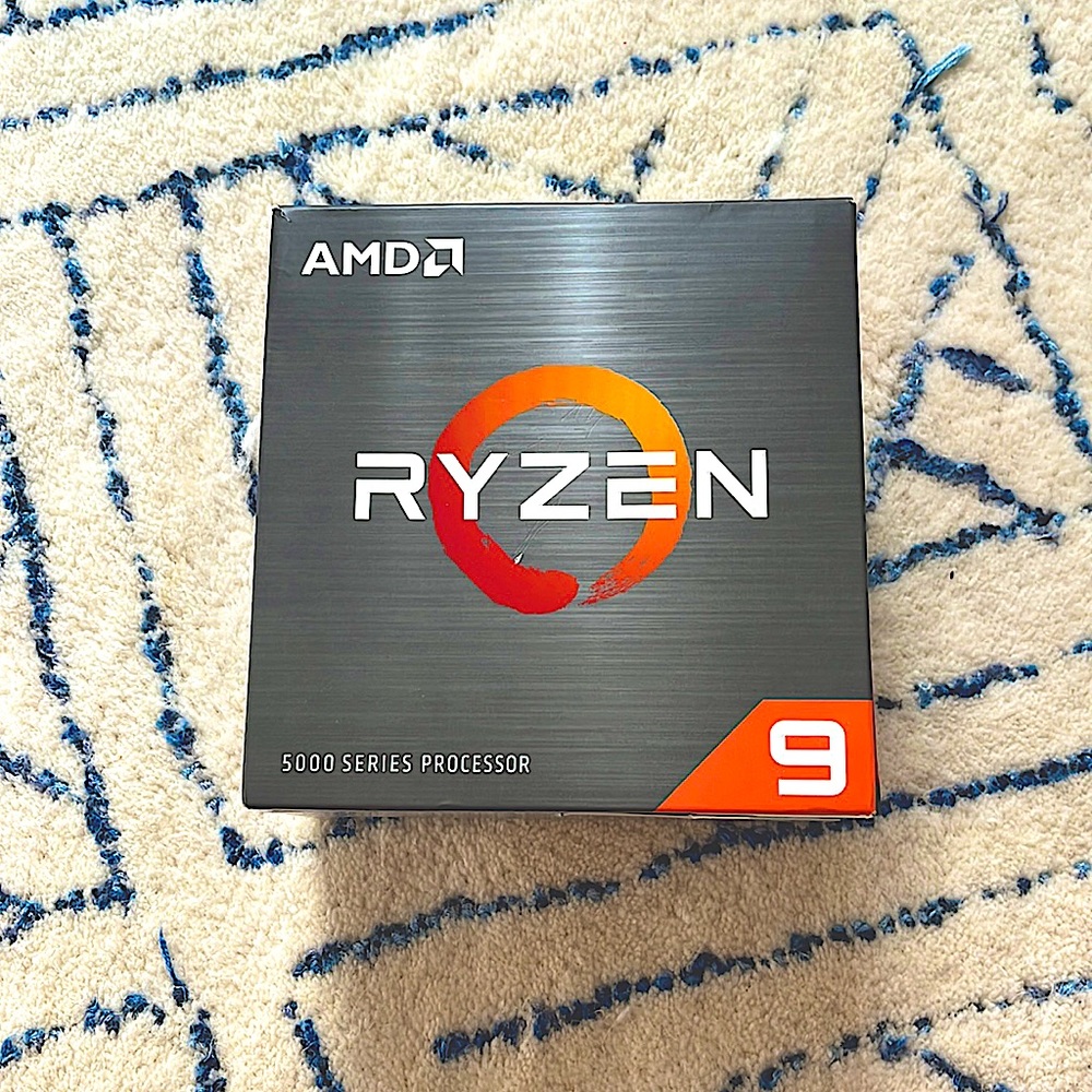 It is a Ryzen 9 5900x. It has never been touched or used but the box is opened.